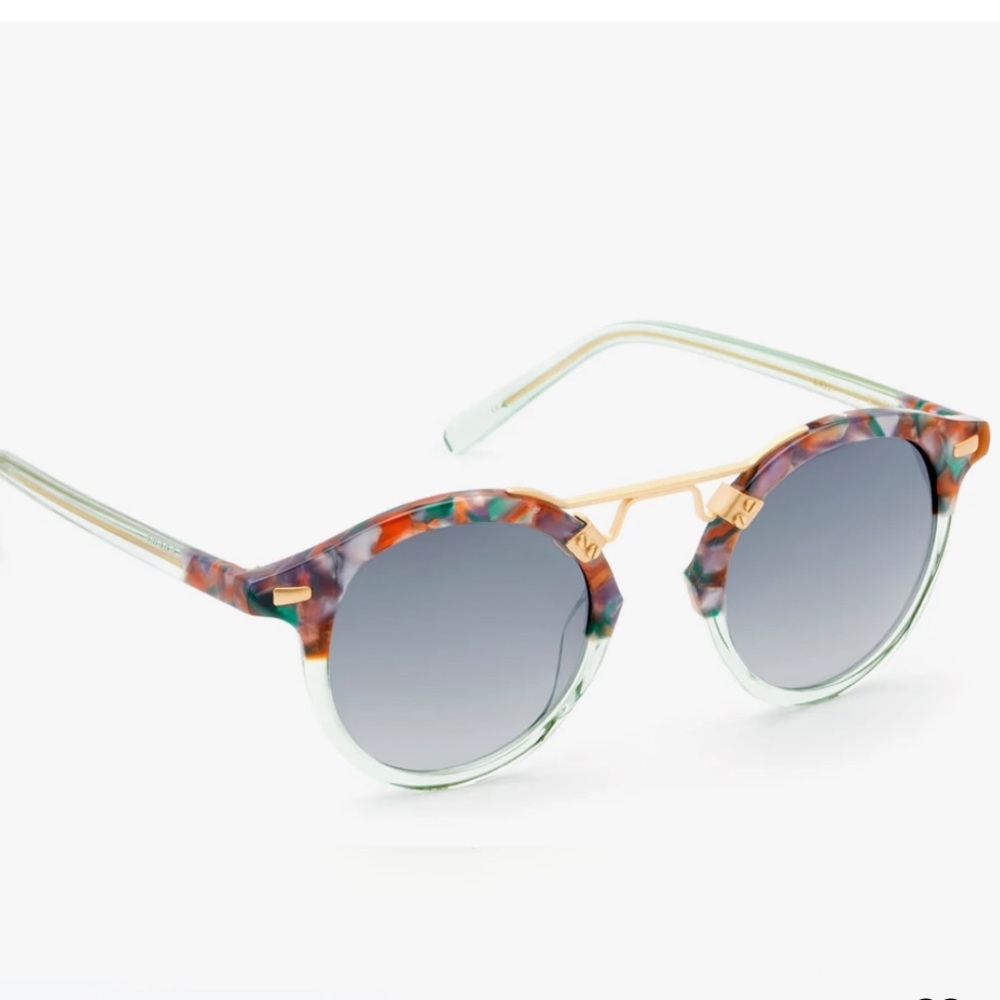 COPY - St. Louis Mirrored Confetti Krewe Sunglasses